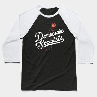 LA Democratic Socialists Blue Baseball T-Shirt